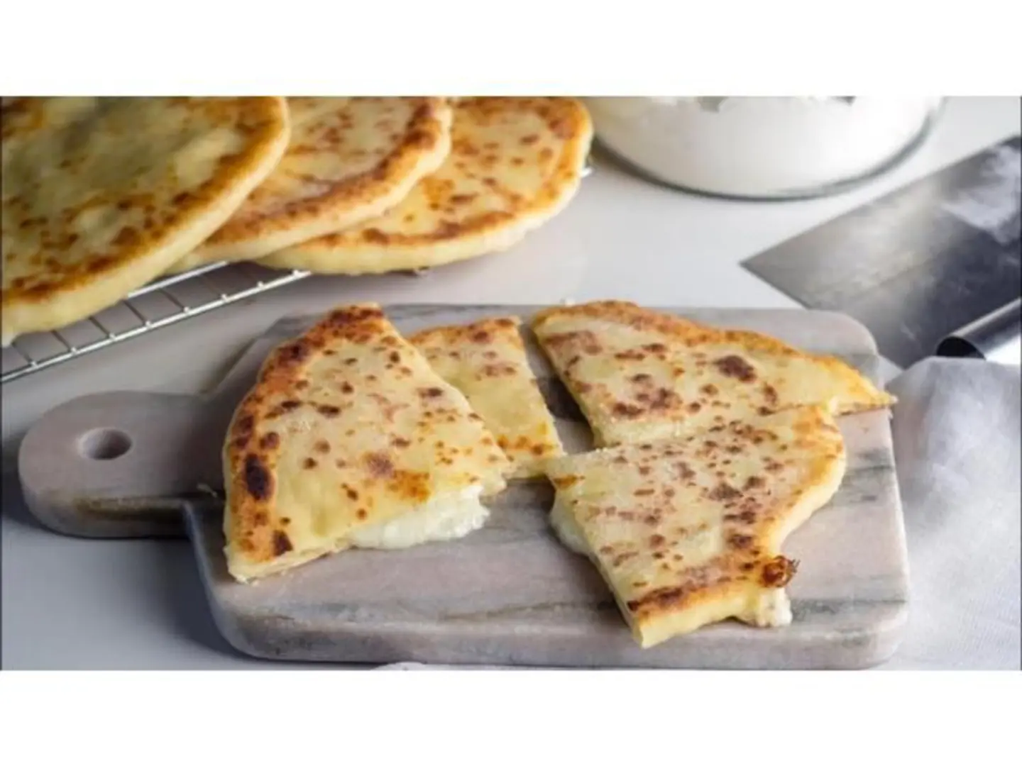 Saj Bread With Egg And Cheese