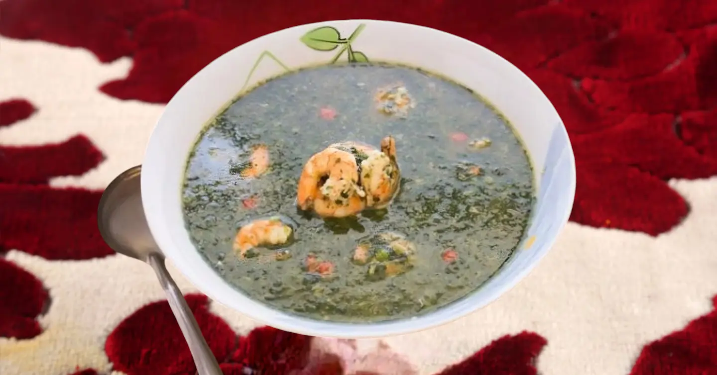 Shrimp Mulukhiyah
