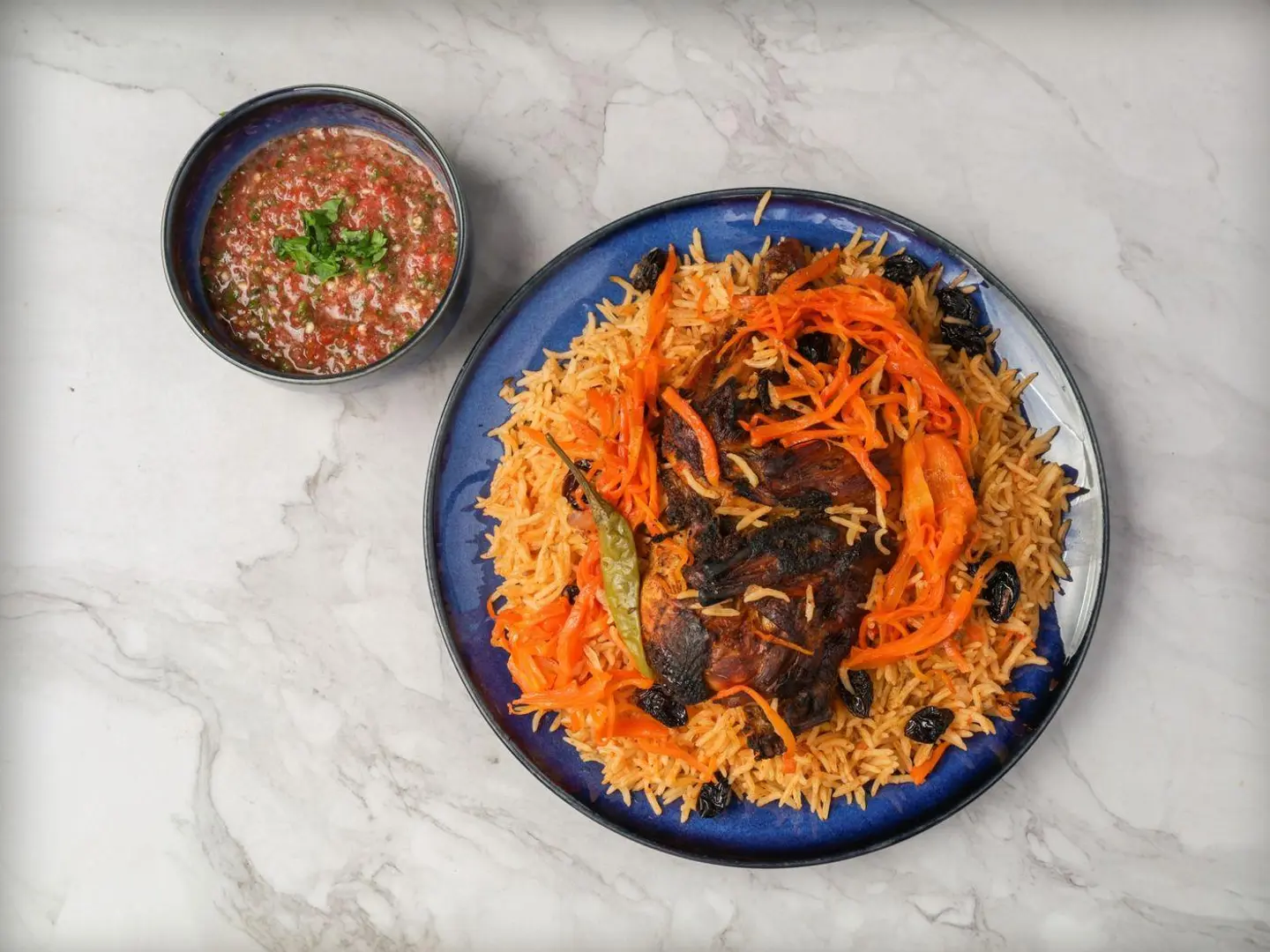 رز بخاري بالدجاج