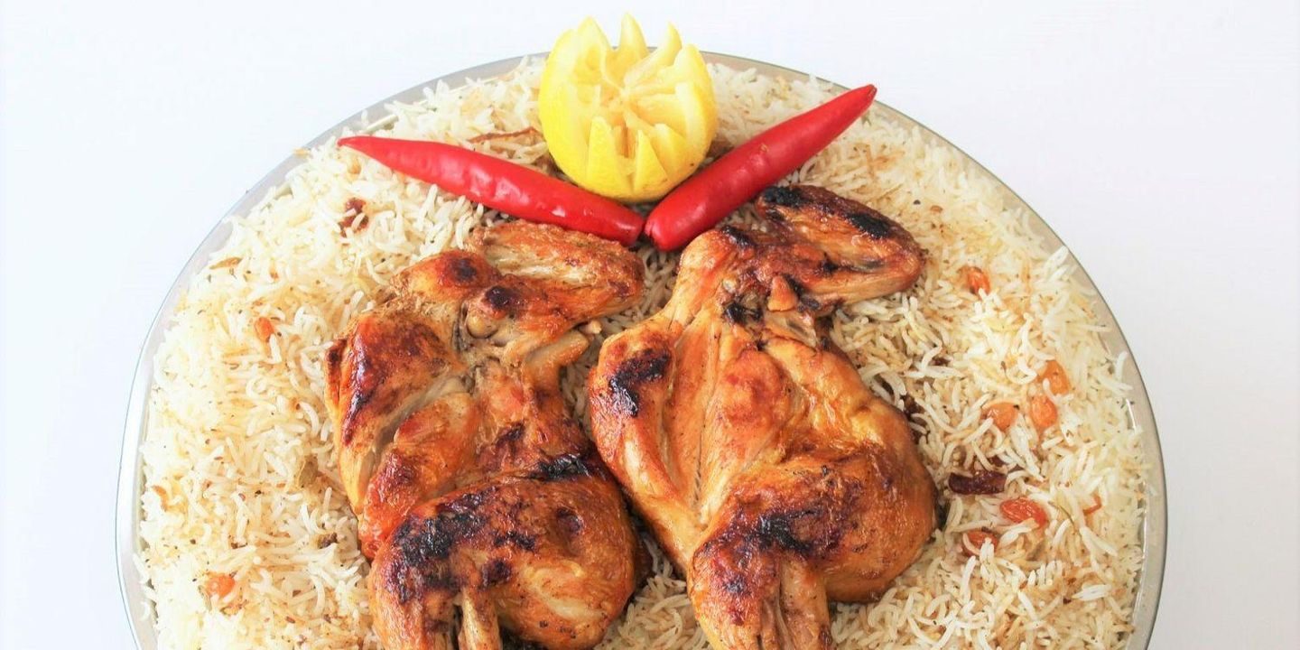 نص حبة دجاج مظبي حراق