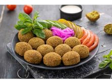 صحن فلافل مشكل