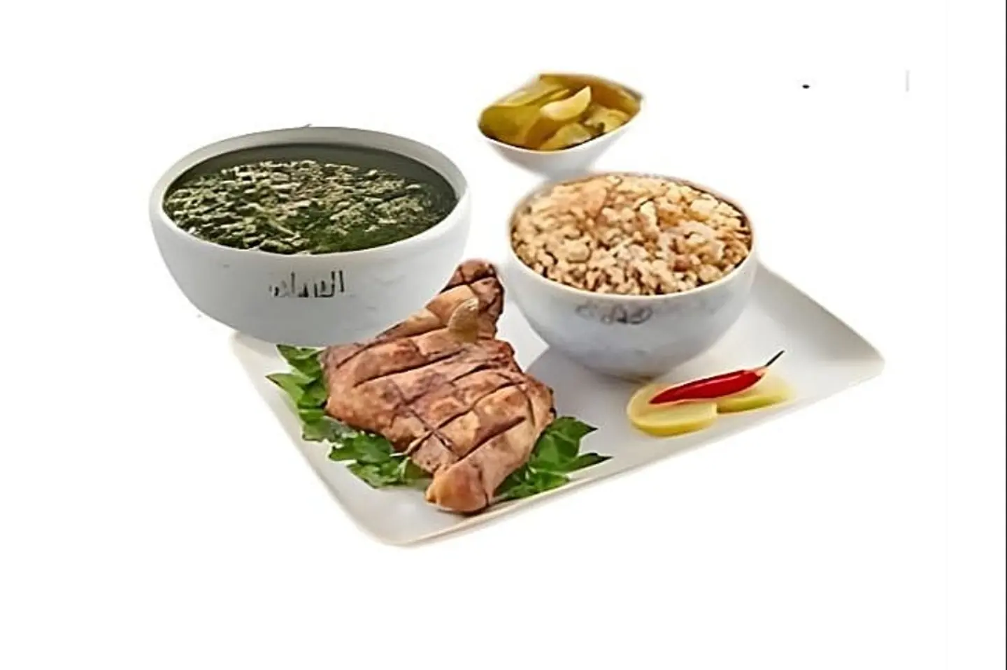 وجبة ربع دجاج محمر