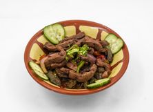 صحن كبدة طازج