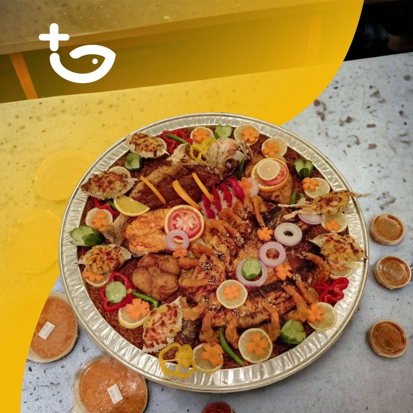 Fish And More Seafood Fruits Platter