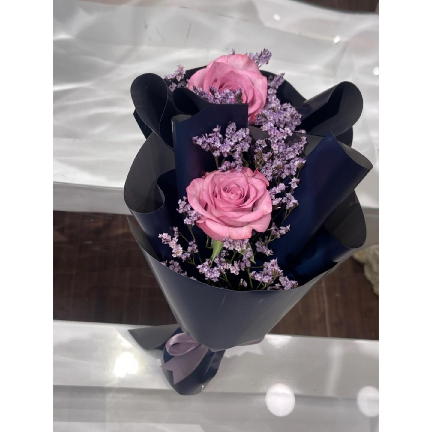 One Flower Mauve Bouquet