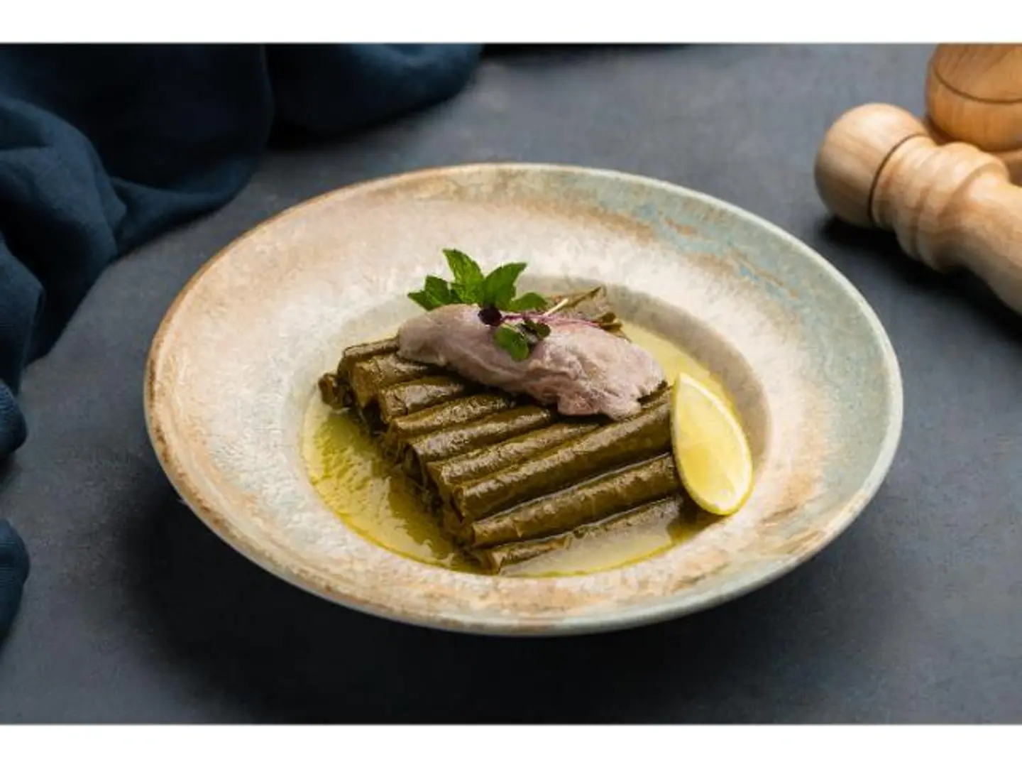 Stuffed Grape Leaves With Meat