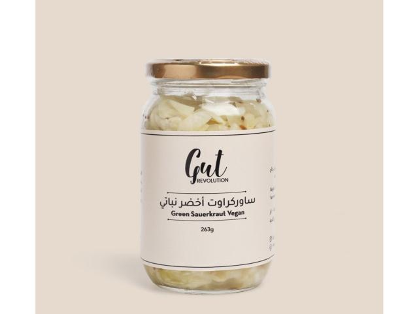 Green Vegan Sauerkraut