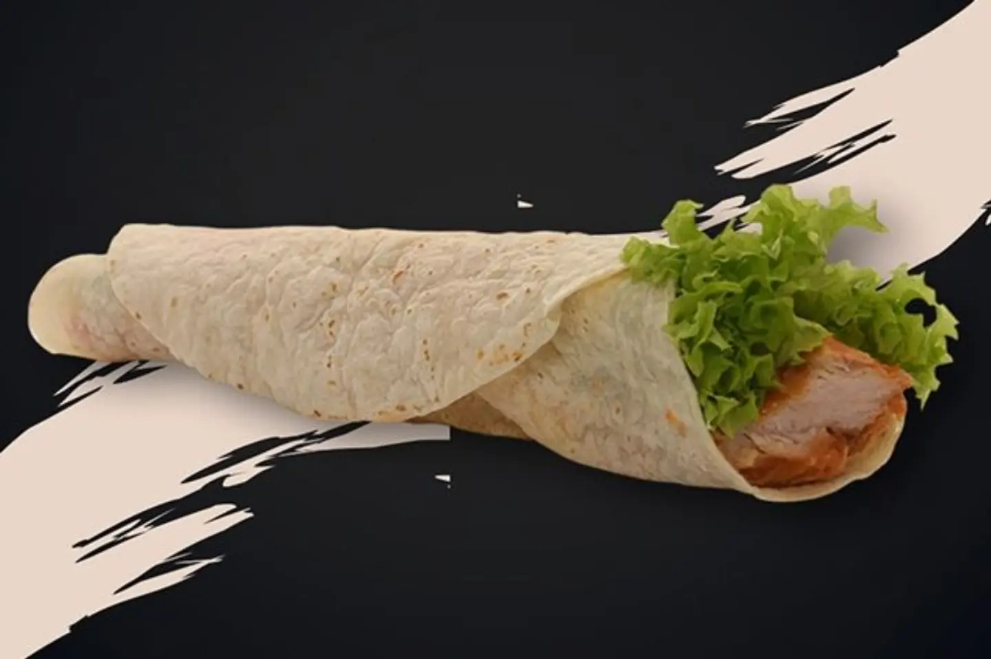 زنجر بخبز التورتيلا
