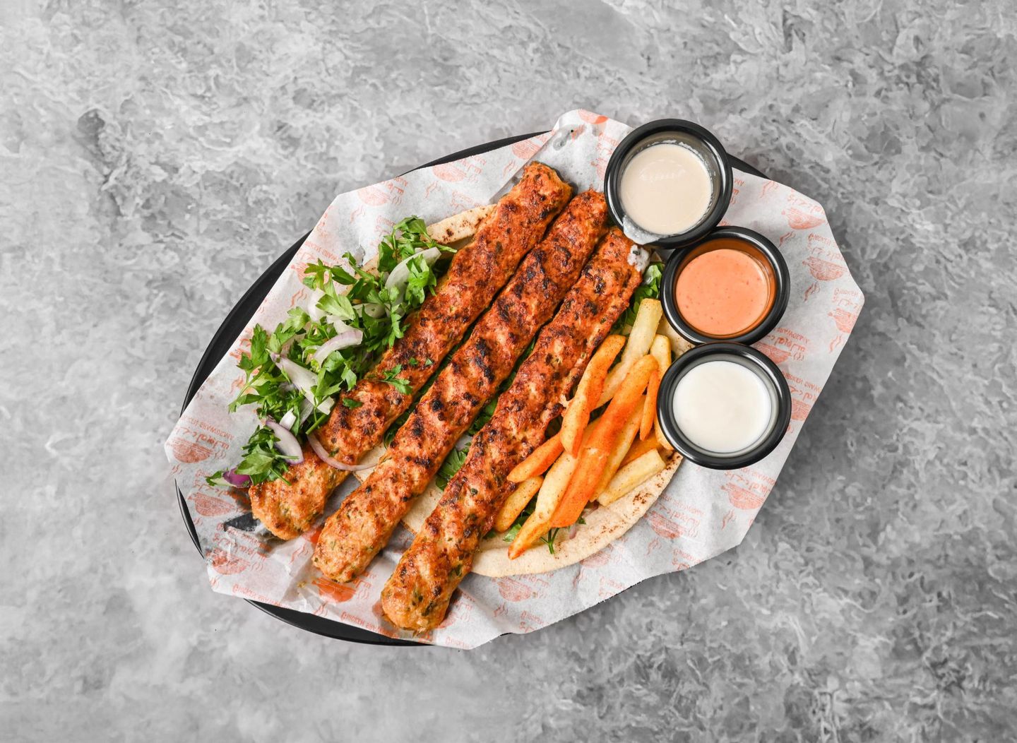 For One Person Chicken Kebab
