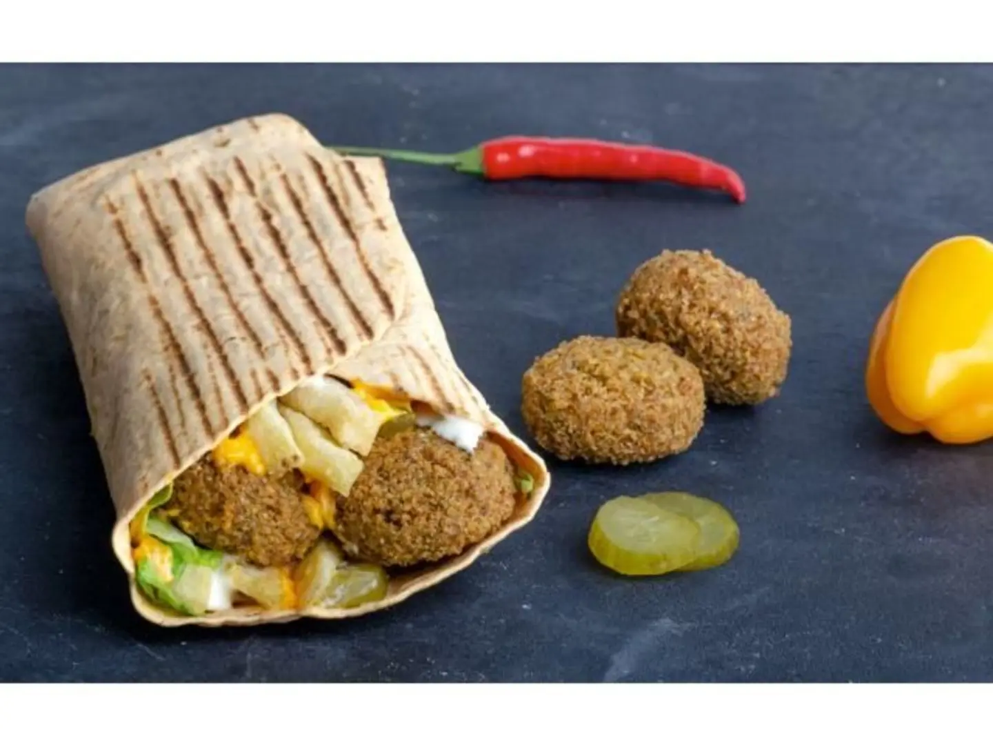 Mixed Falafel With Egg