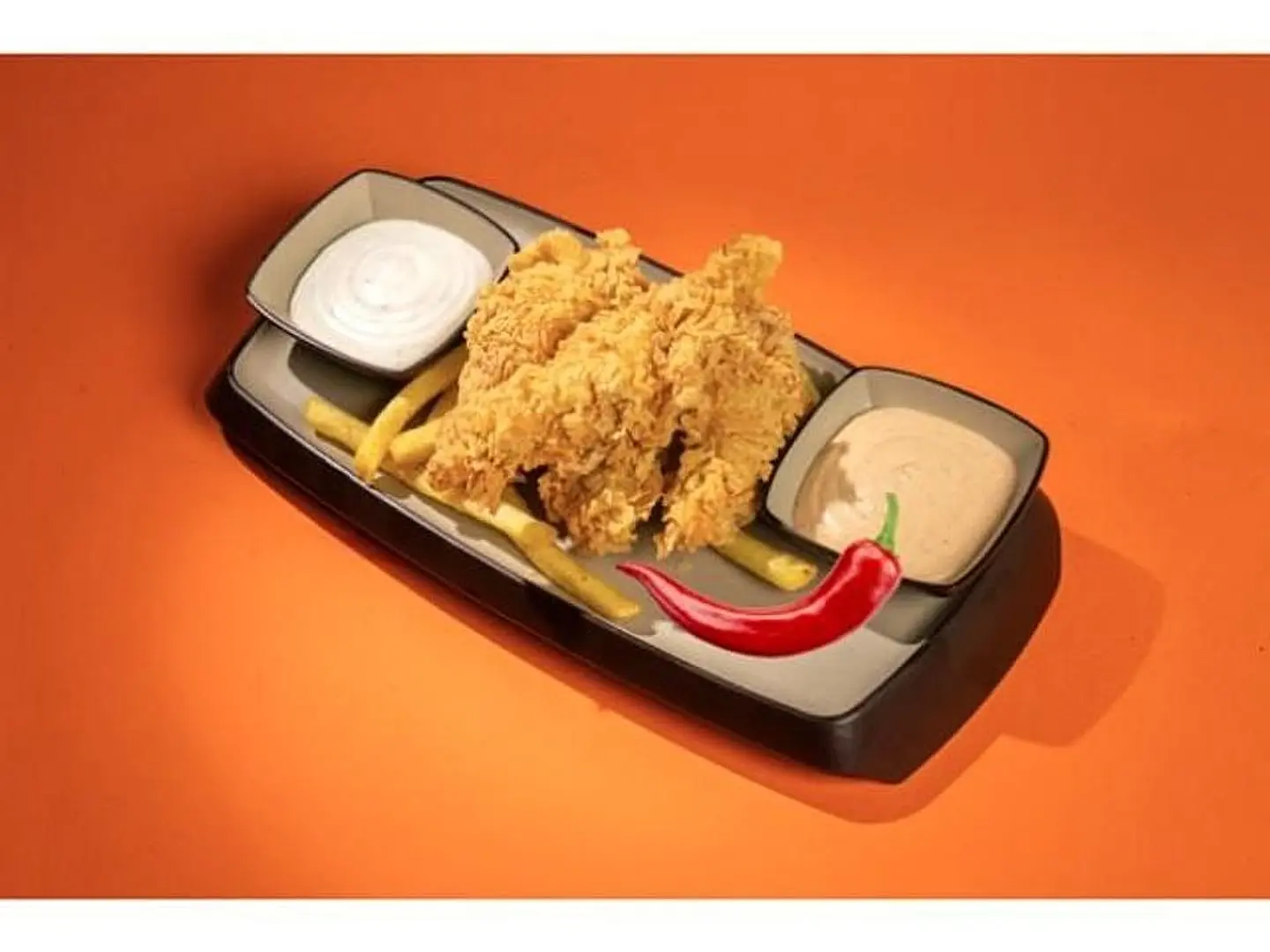 ستربس اصابع الدجاج الحار