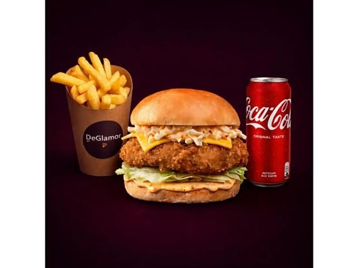 Crispy Chicken Burger Meal