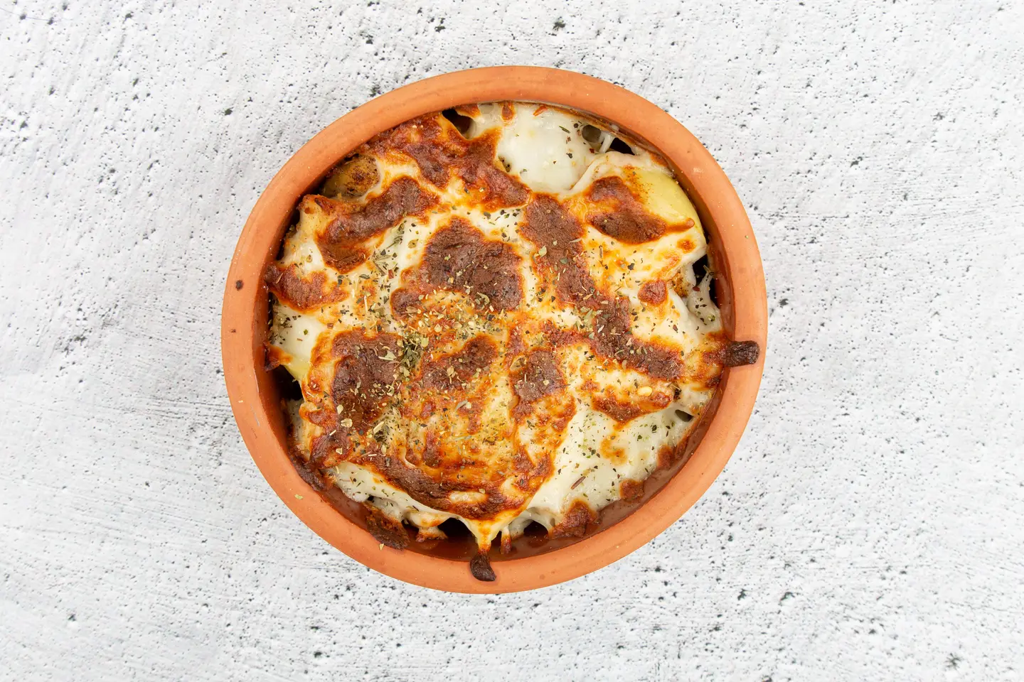 دجاج وبطاطس بالفرن