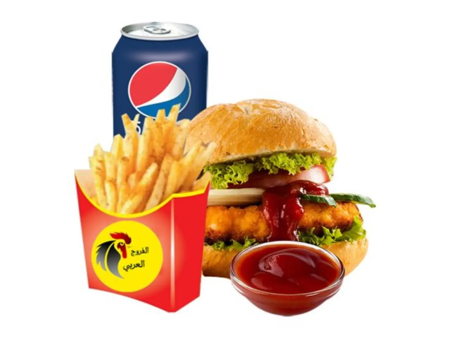 دبل برجر دجاج