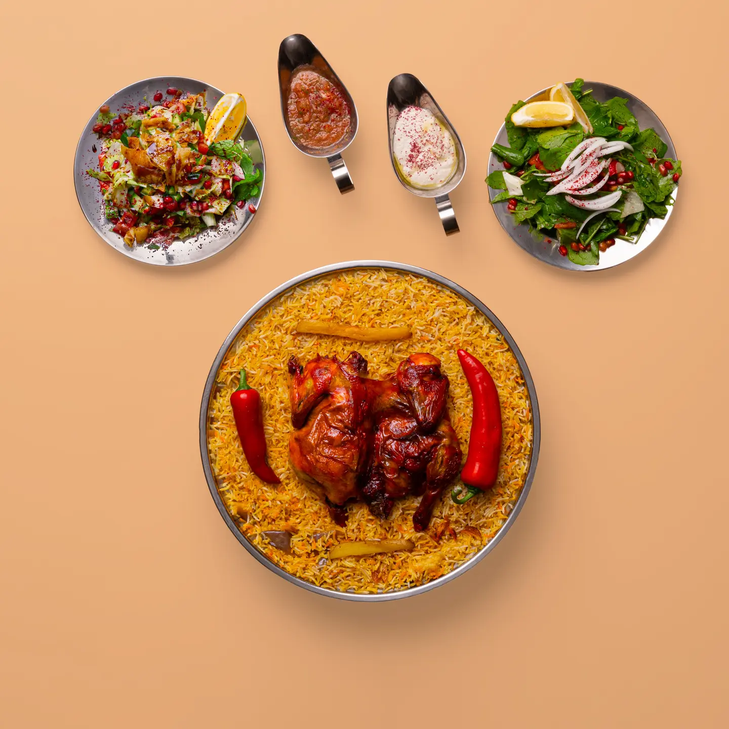 حبة دجاج مندي وليمة