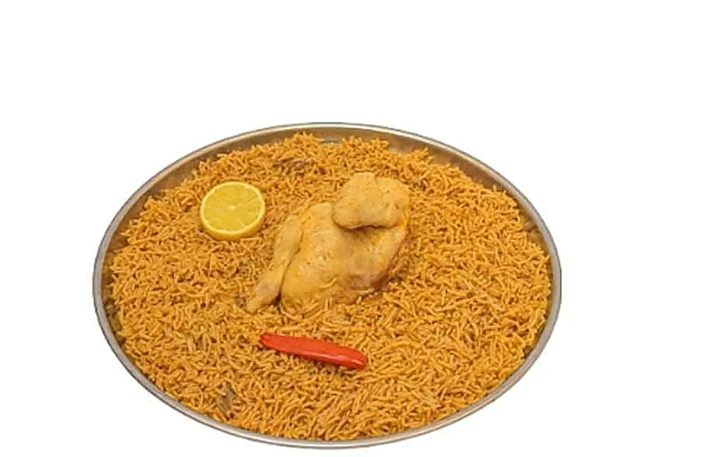 Half Madghot Rice With Meat