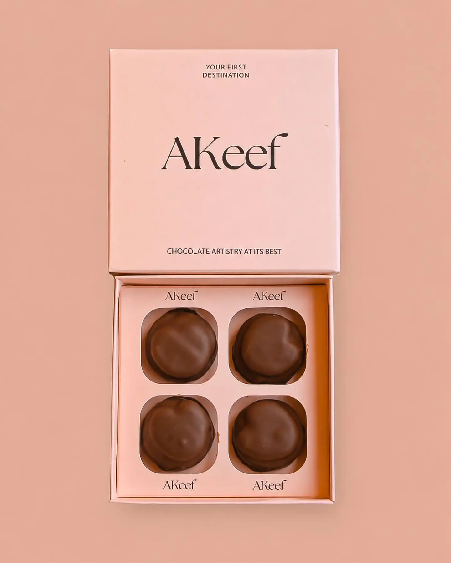 Caramel Pretzel Chocolate Box 4p