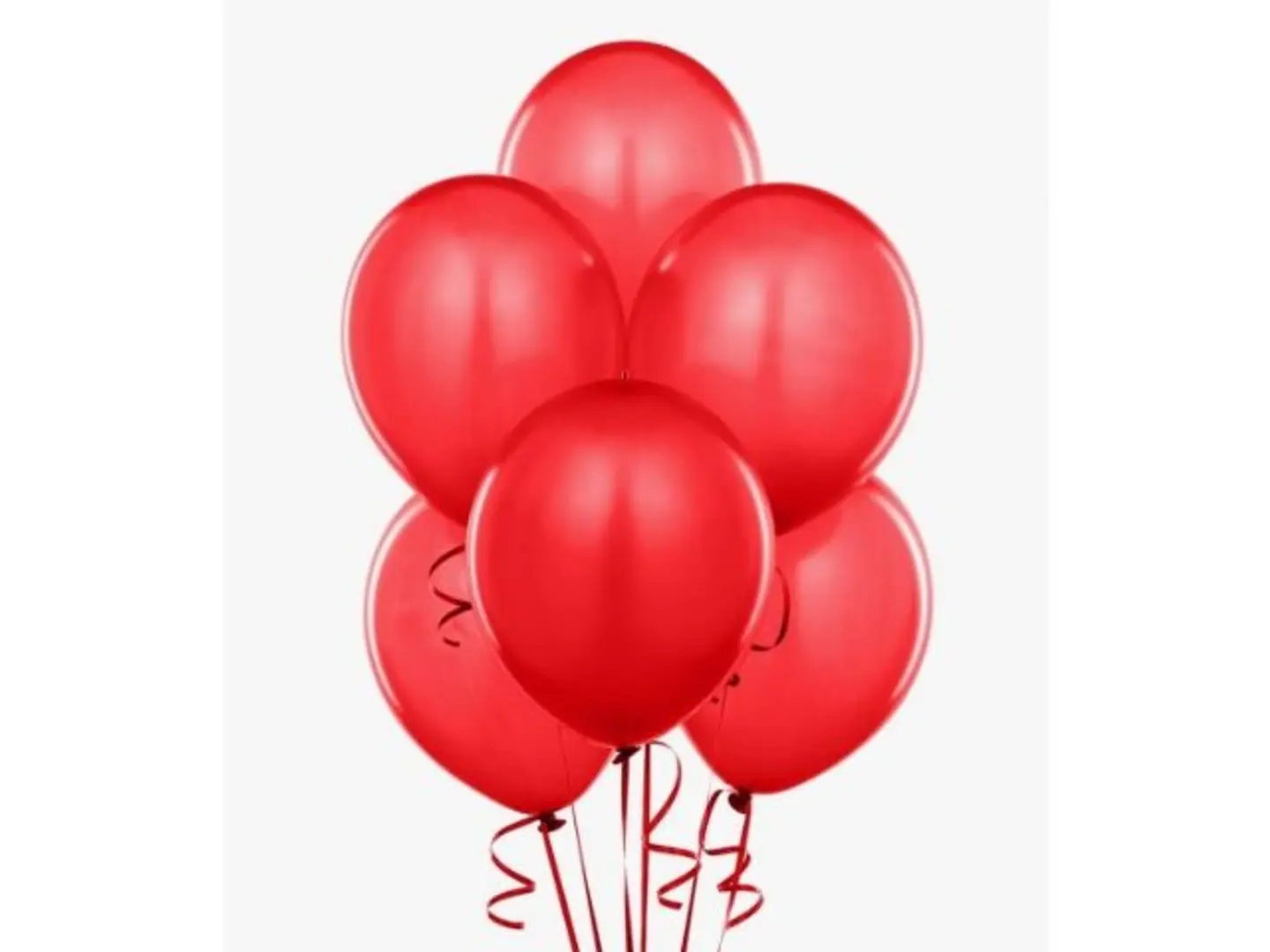 Red Helium Balloons Bouquet
