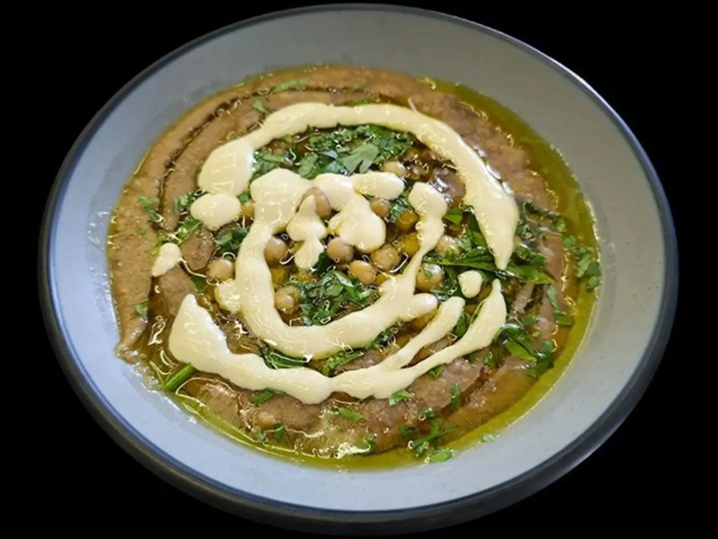 فول جرة الريف بالطحينة