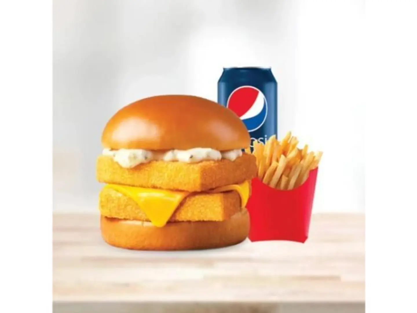 Double Fish Burger Meal