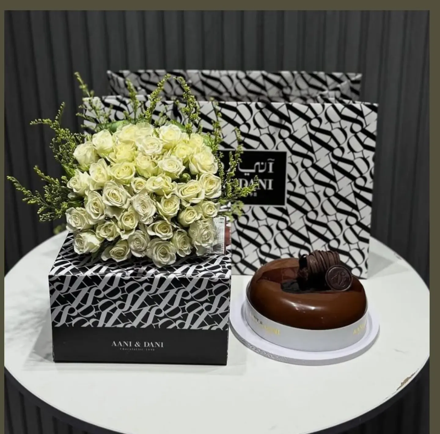 A Cake With Danny With A Flower Coordination