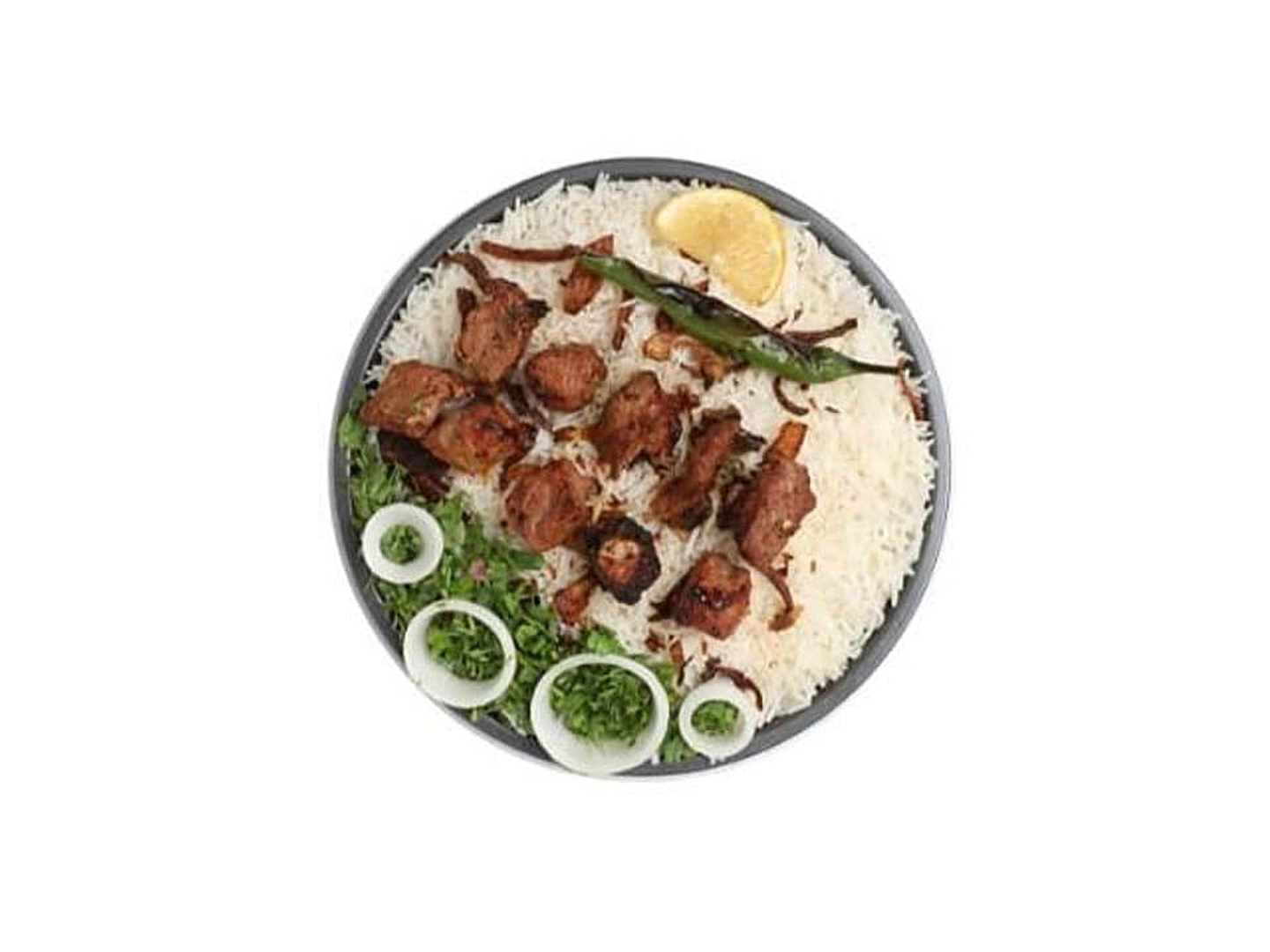 Rice With Meat Pieces