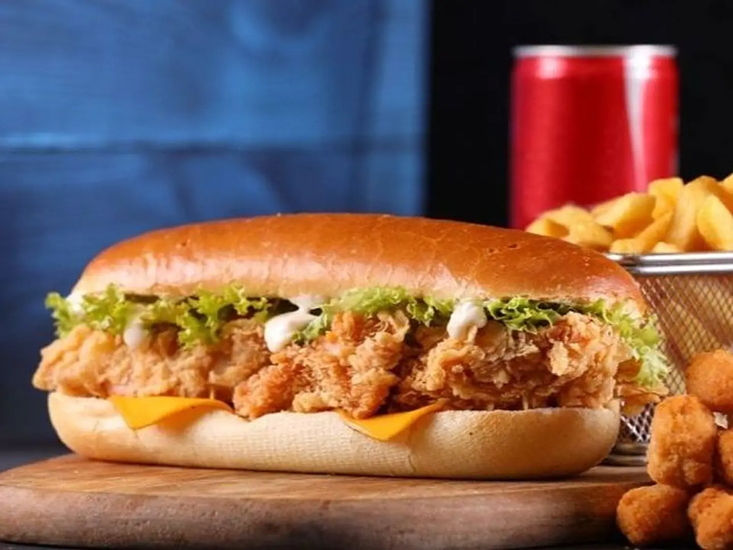 Zinger Chicken Meal With Fries And A Soft Drink
