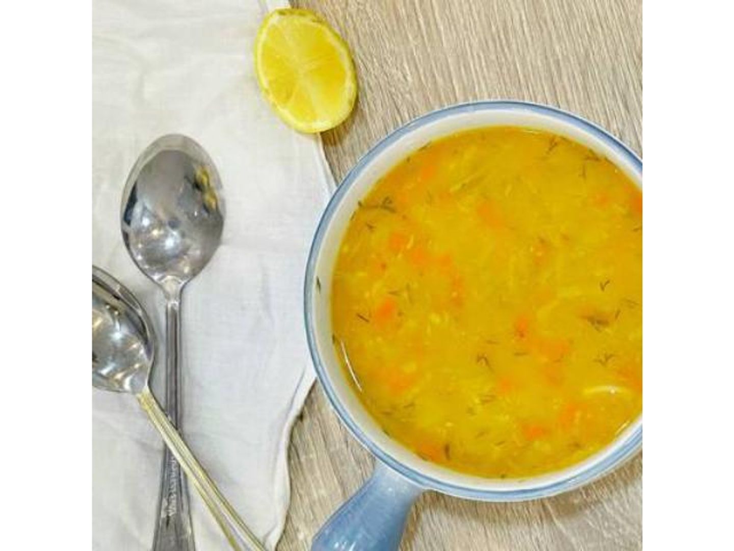 شوربة دجاج واضحة