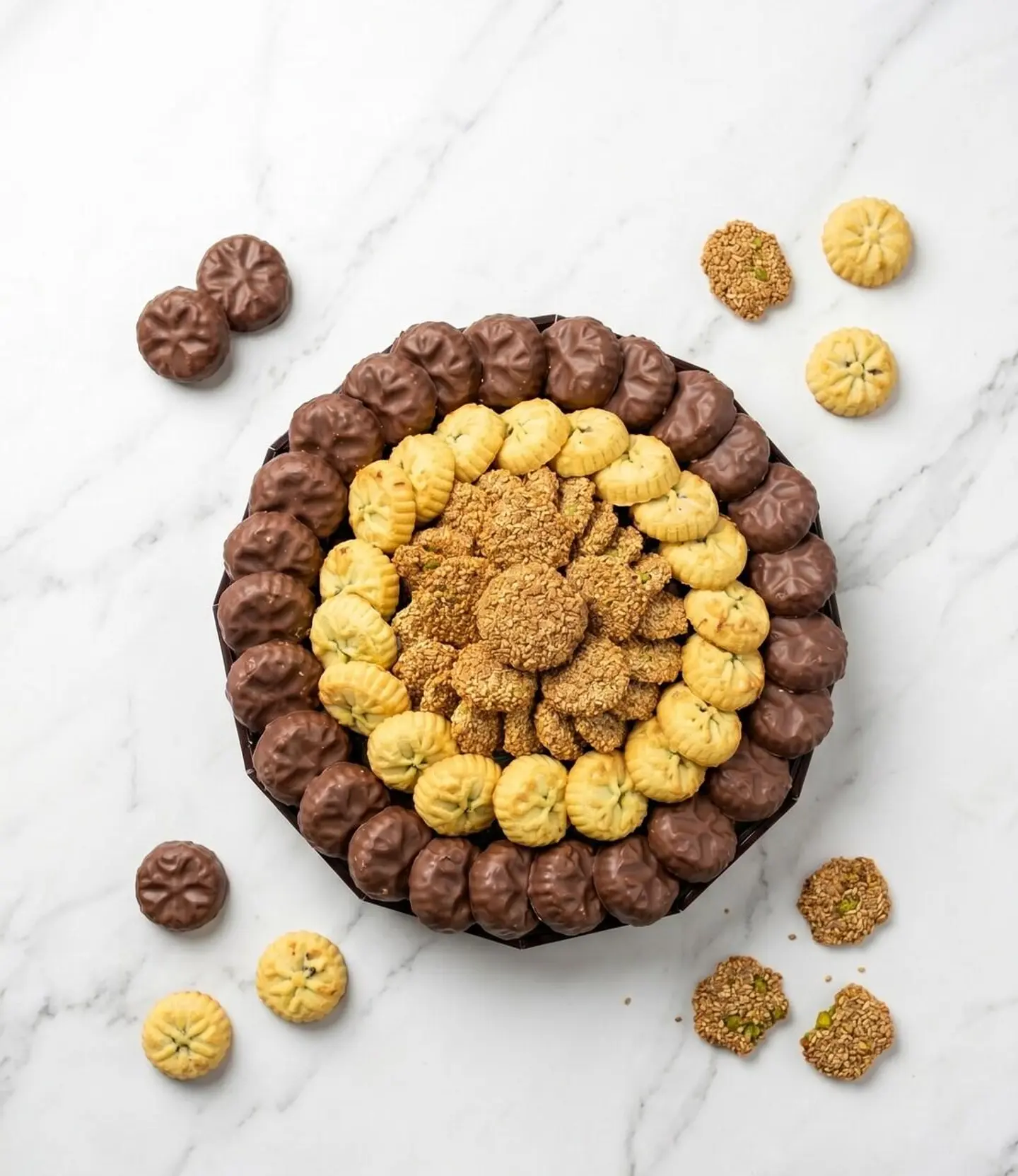 Premium Maamoul & Barazek Assortment Tray