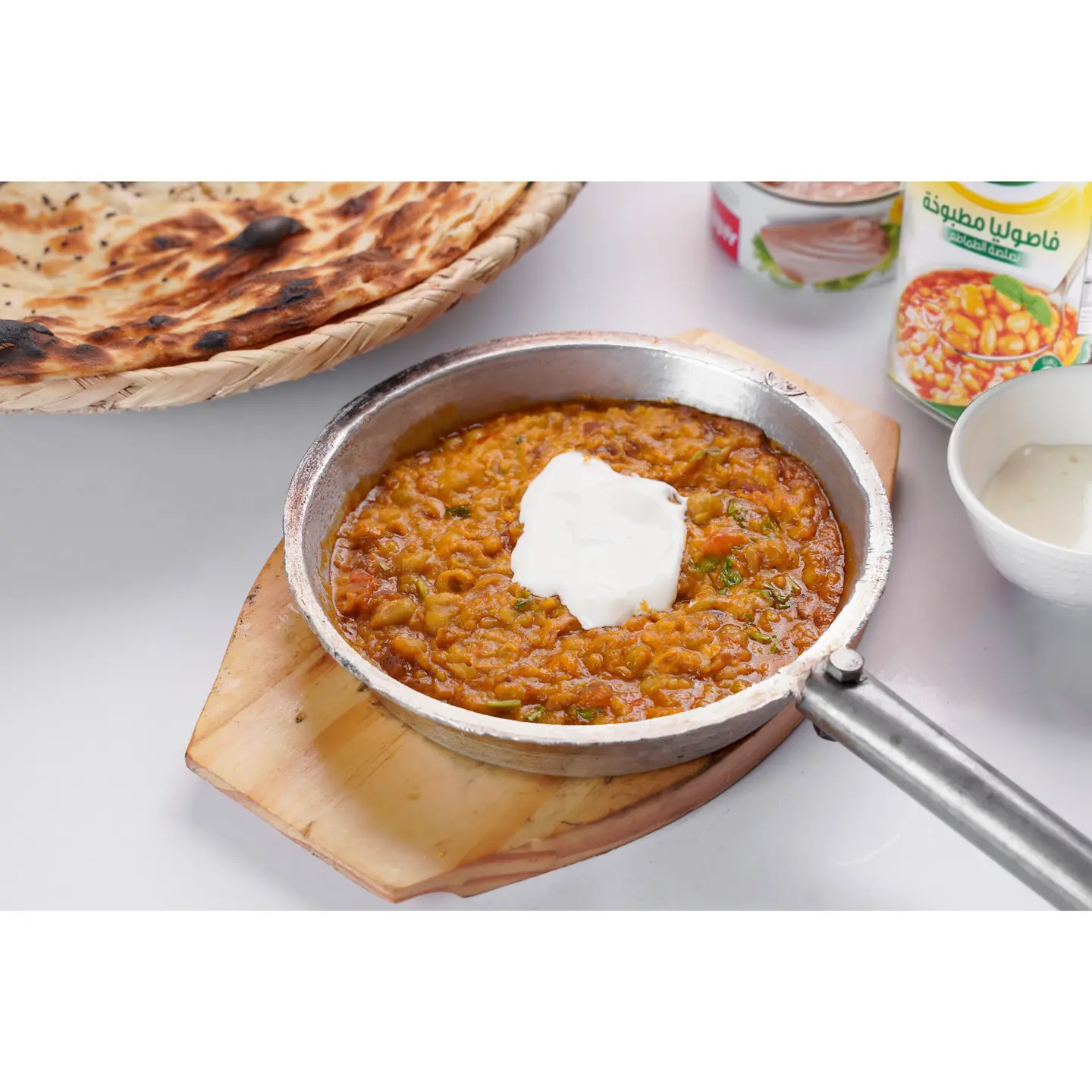 فاصوليا بيضاء مع الجبن