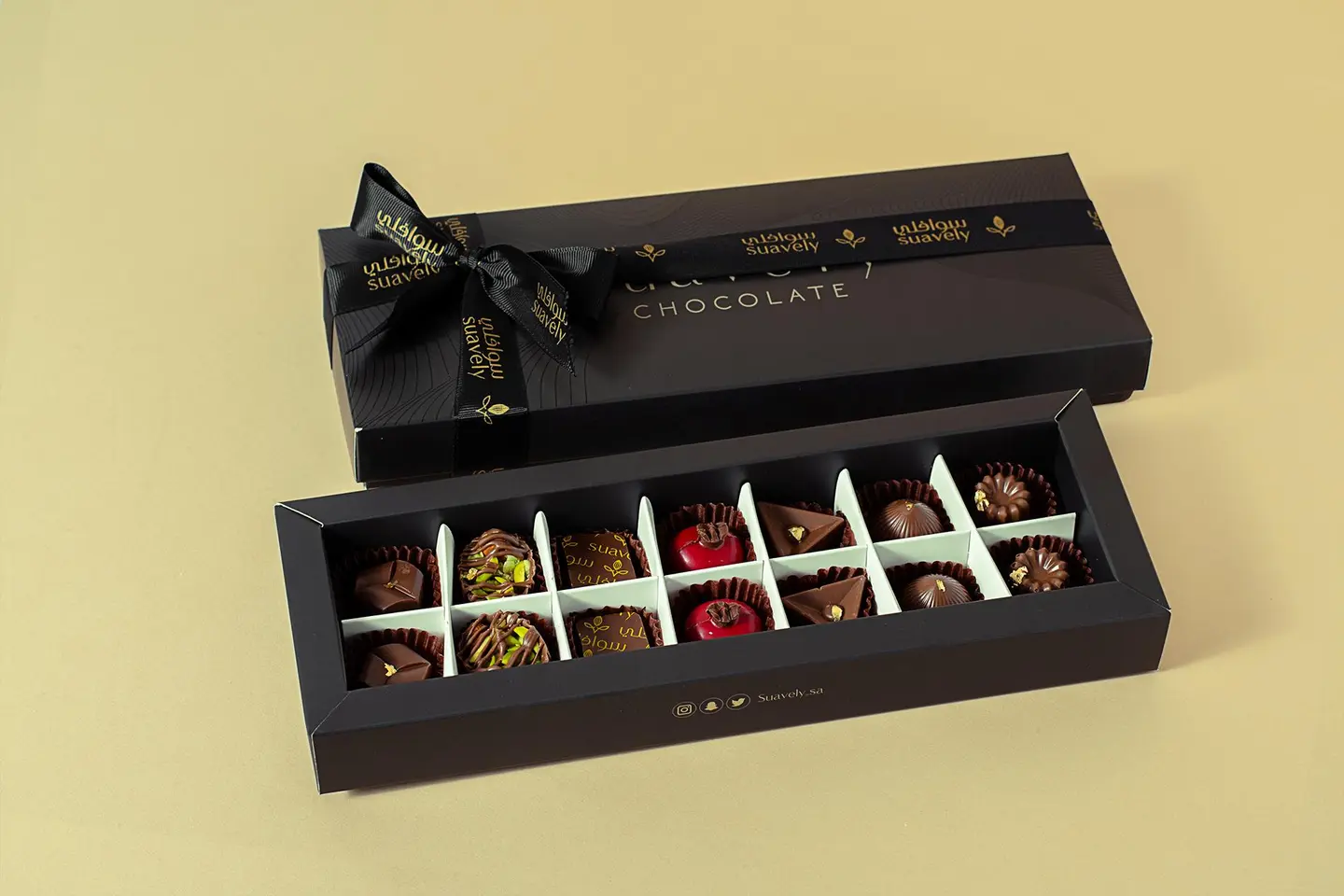 Box Of 14 Pieces Of Assorted Chocolate