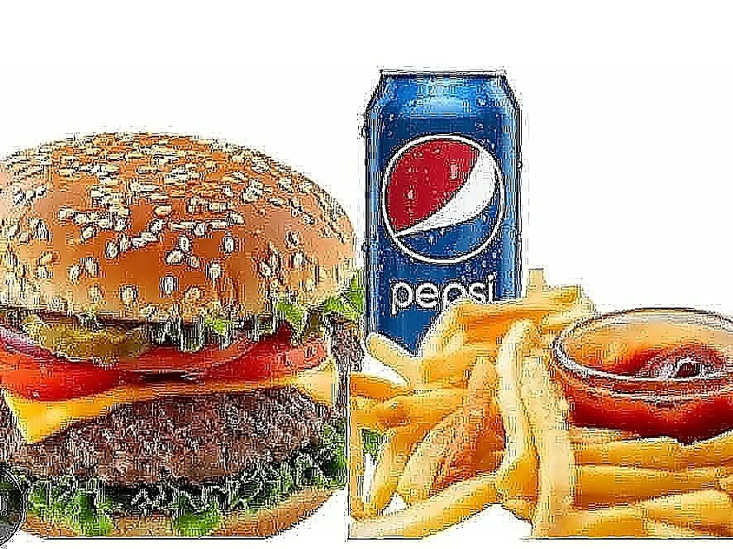 Grilled Beef Burger Meal