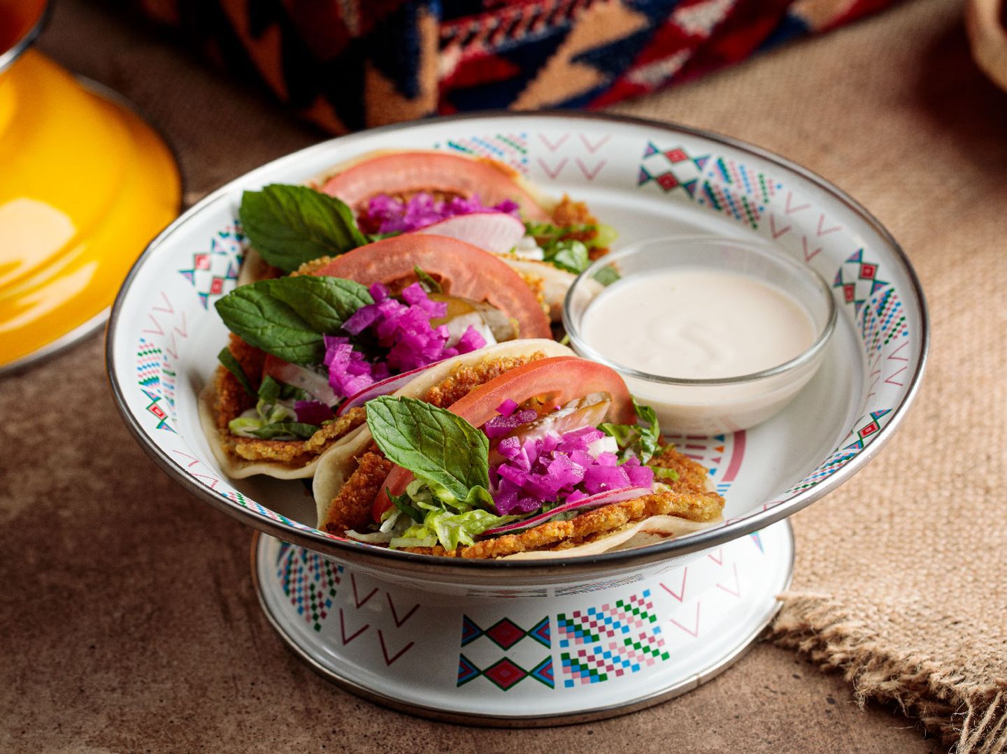 Falafel Tacos Sandwich