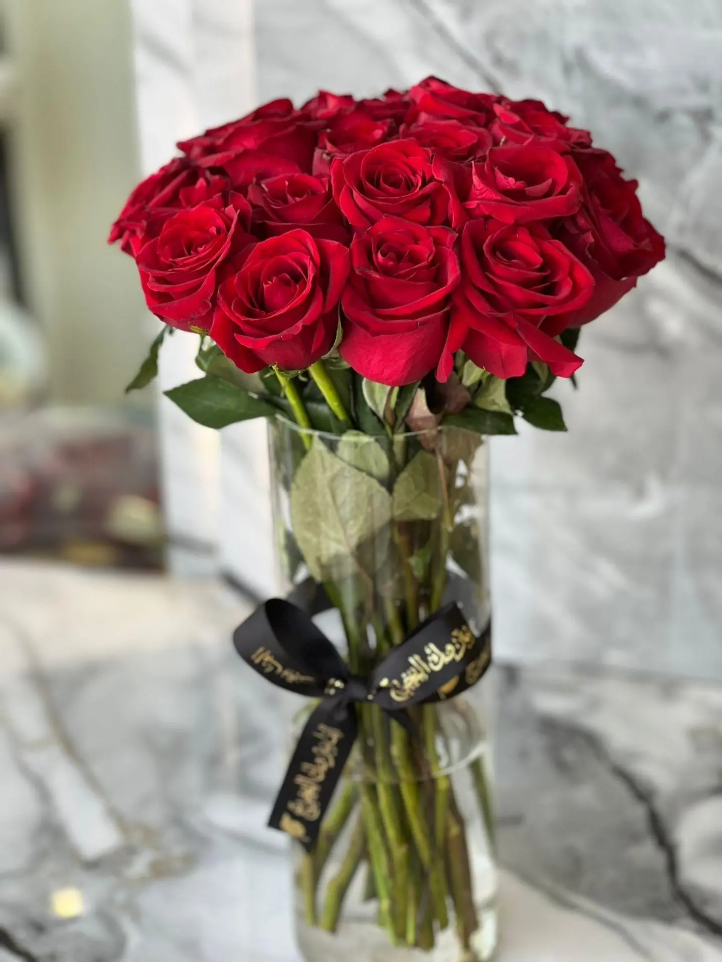 فازة قزاز ورد جوري احمر طبيعي