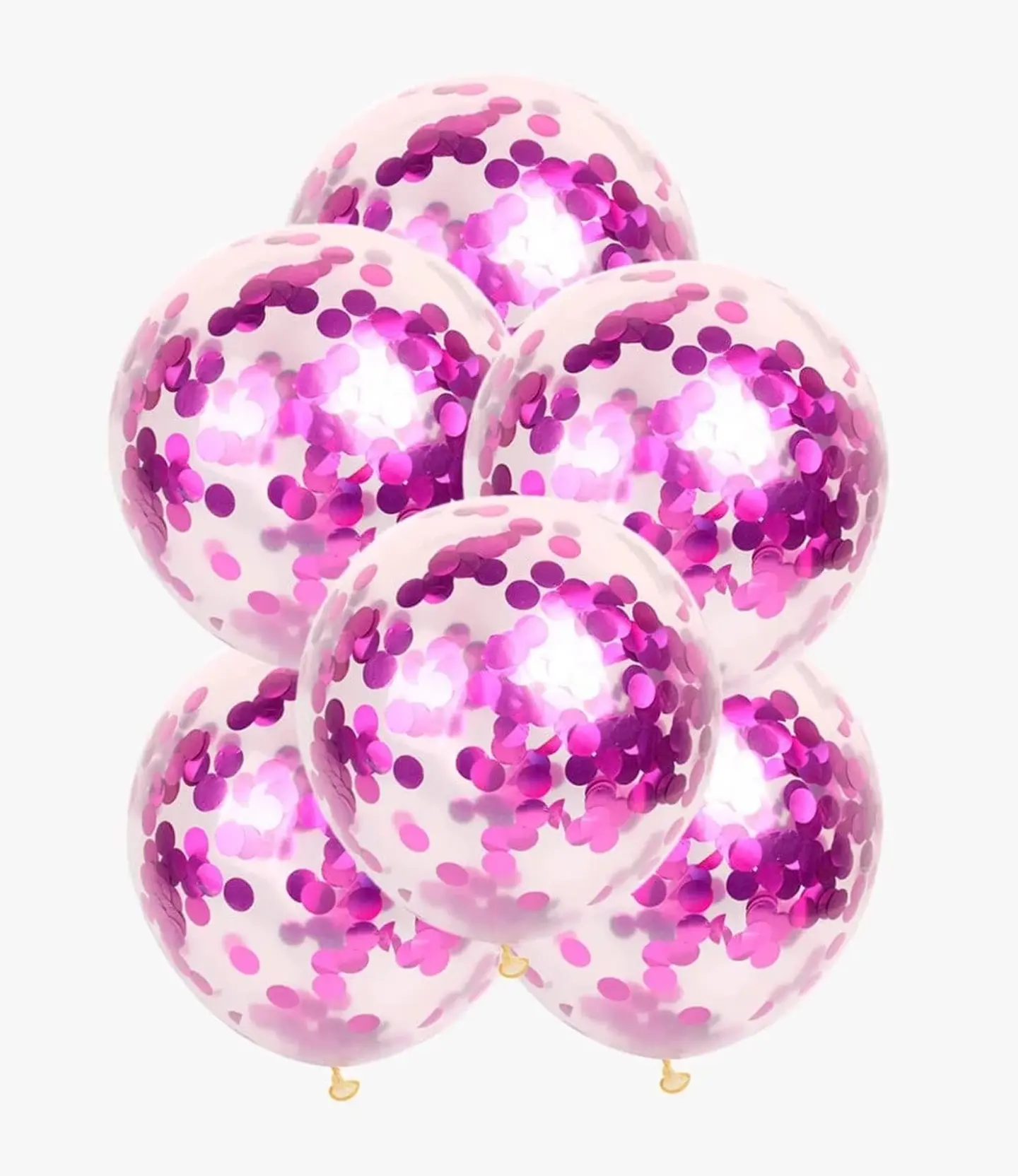 Confetti Fuchsia Balloons Bouquet