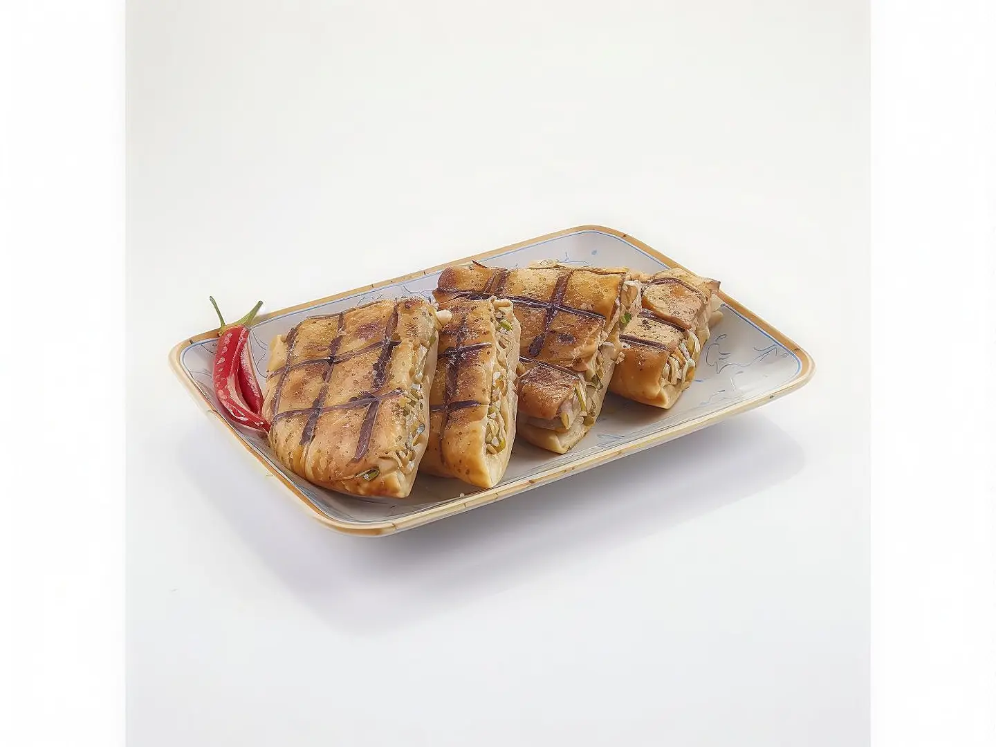 Meat And Cheese Hawawshi Sandwich