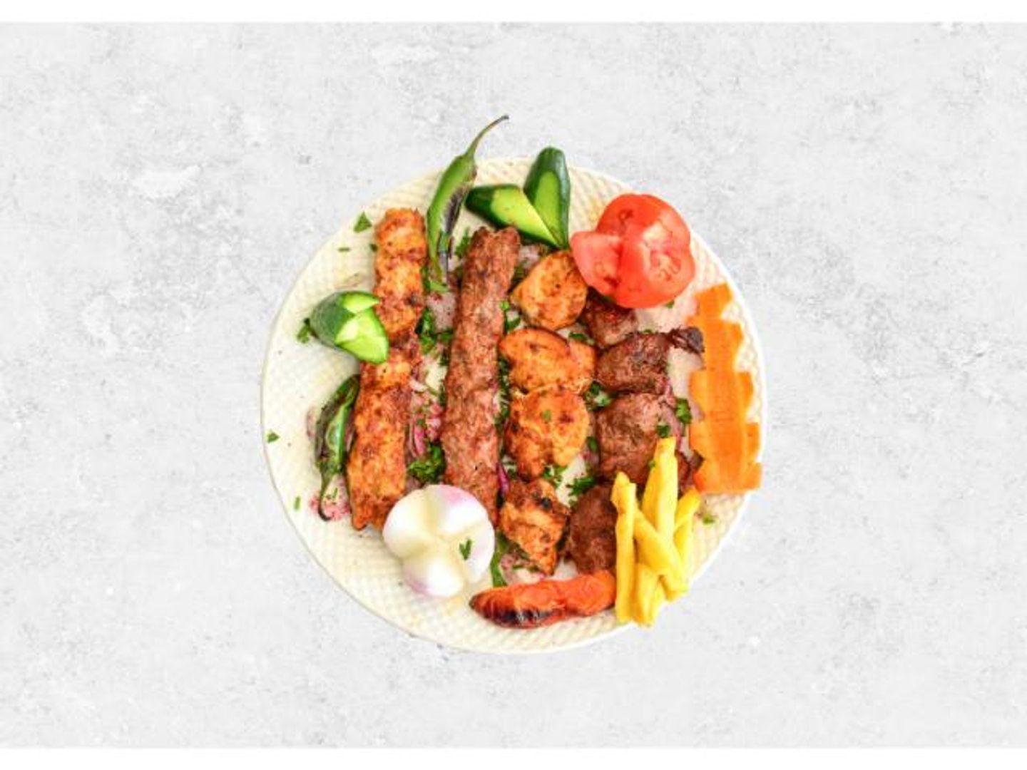 Grilled Platter For 4 People