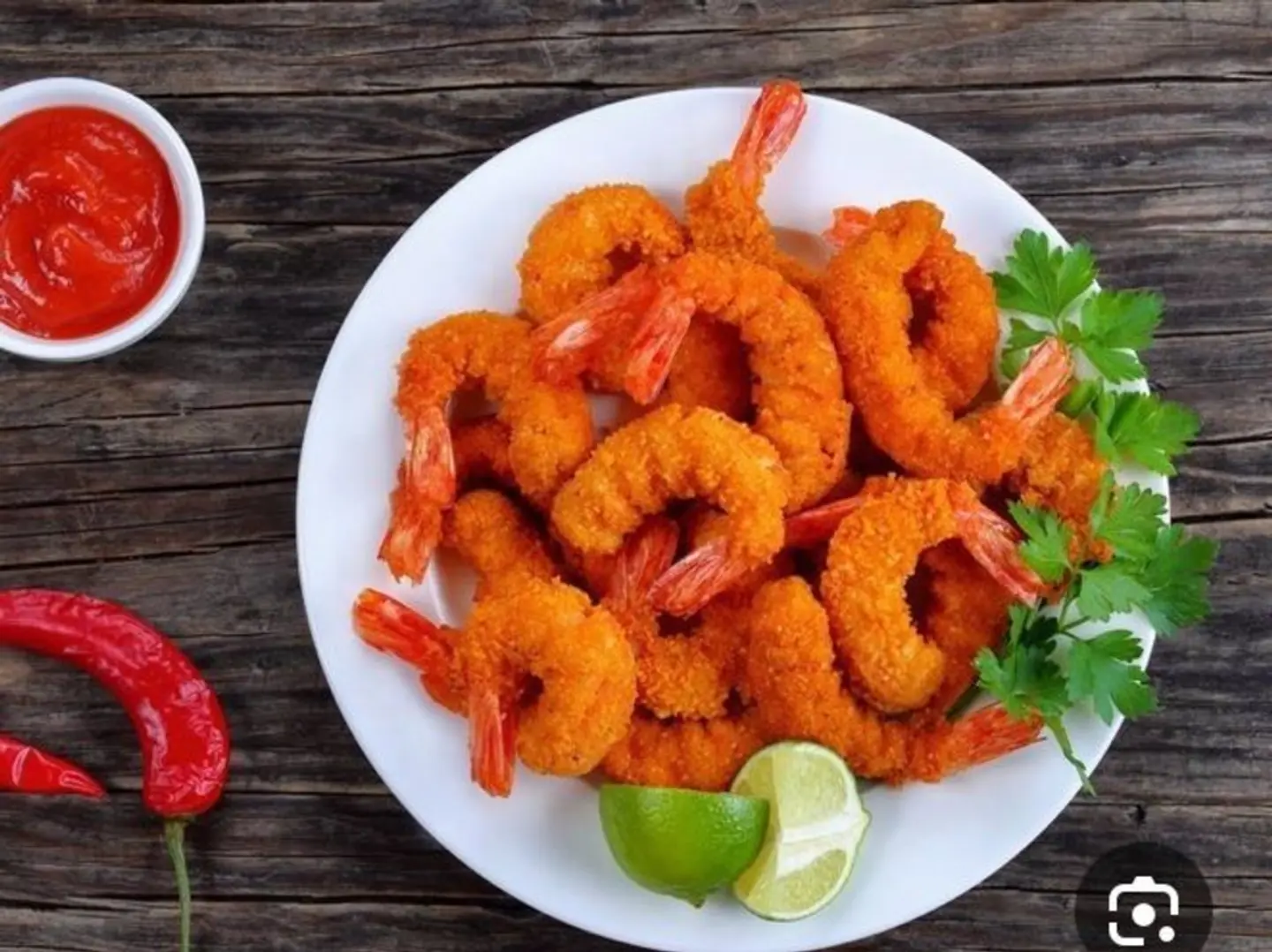 A Quarter Kilo Of Fried Shrimp