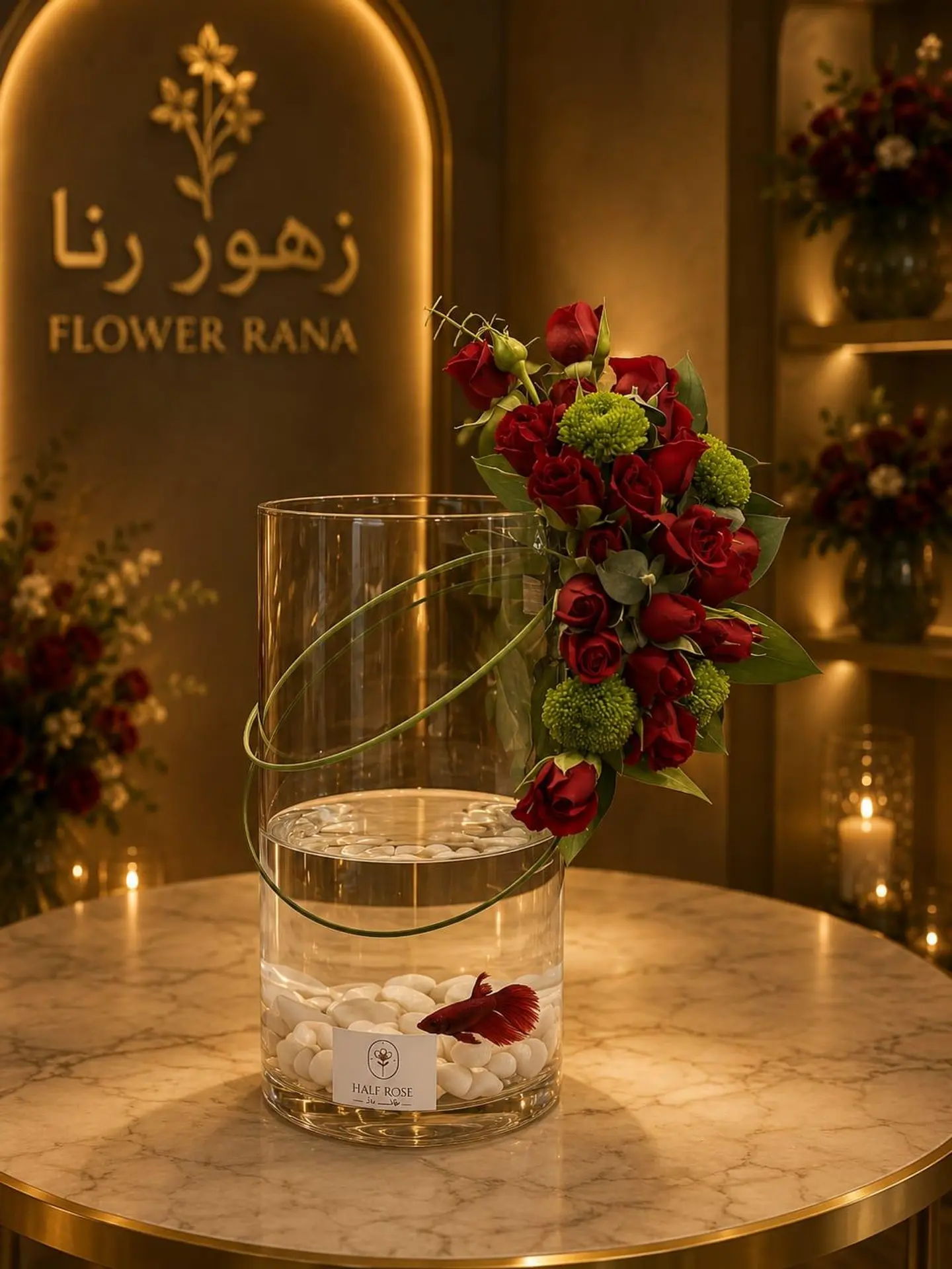 Fish With Rose Petals4