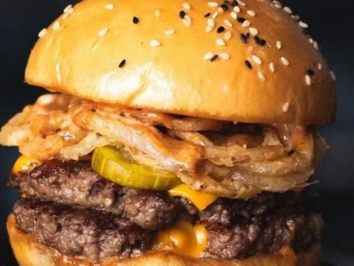 Double Grilled Camel Meat Burger