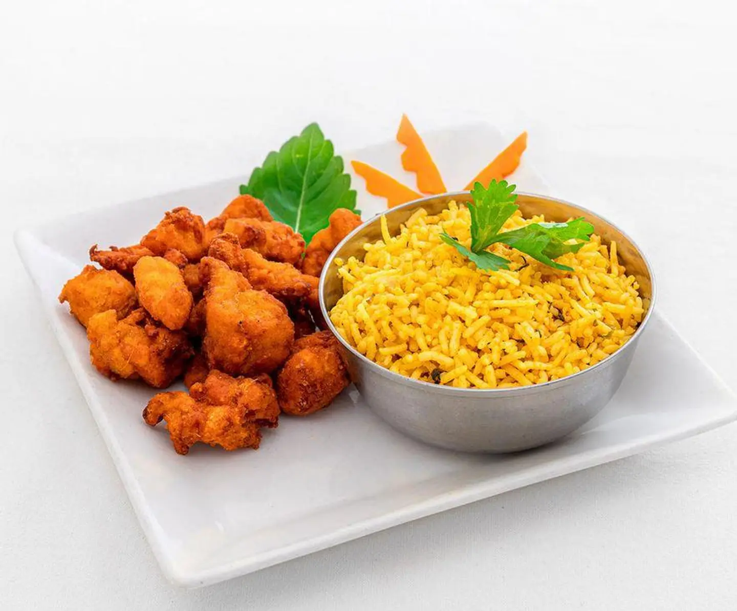 رز أبيض مع دجاج 65