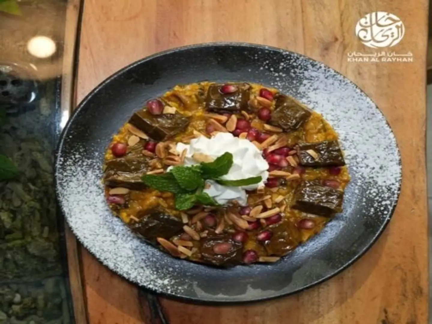 Stuffed Grape Leaves With Lentil Porridge