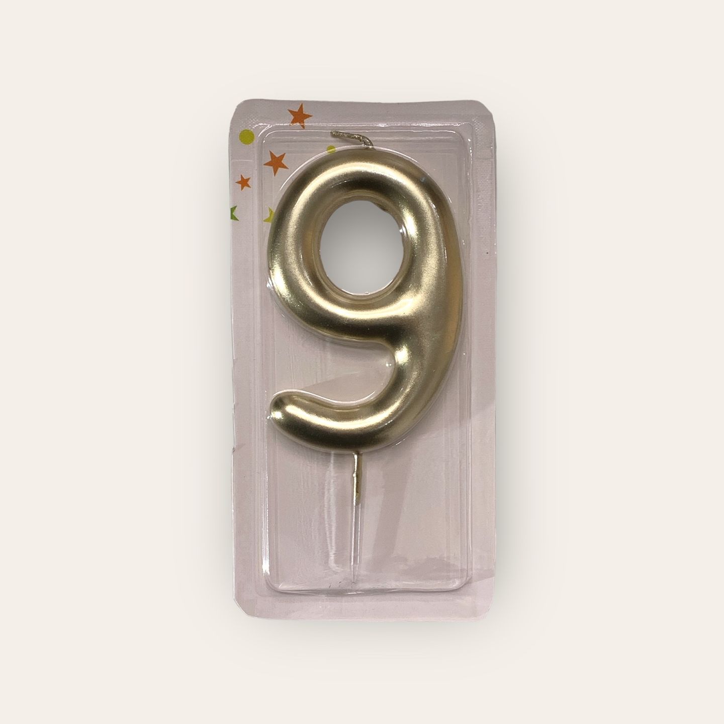 شمعة ذهبية رقم 9