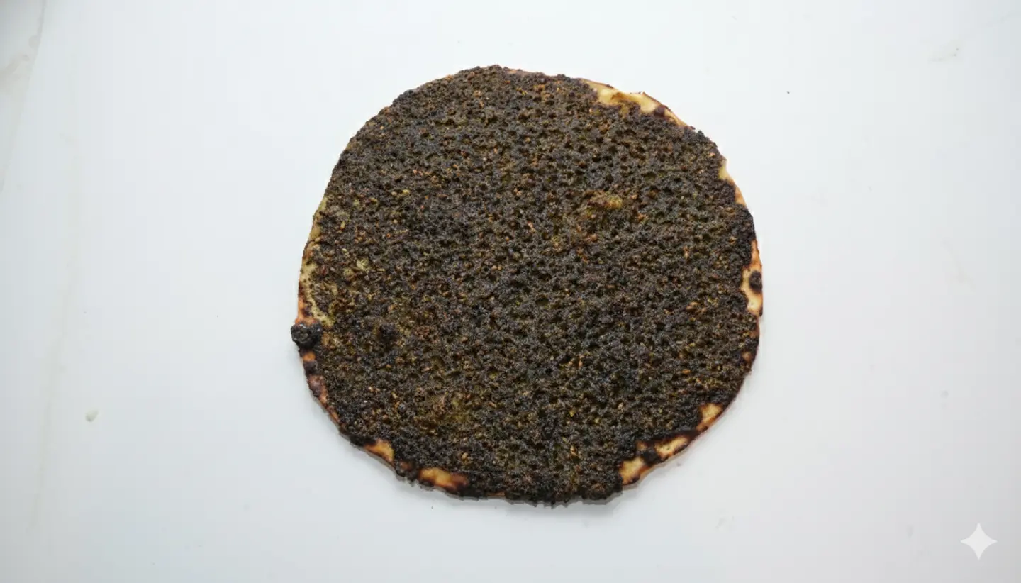 فطيرة زعتر مع زيت الزيتون