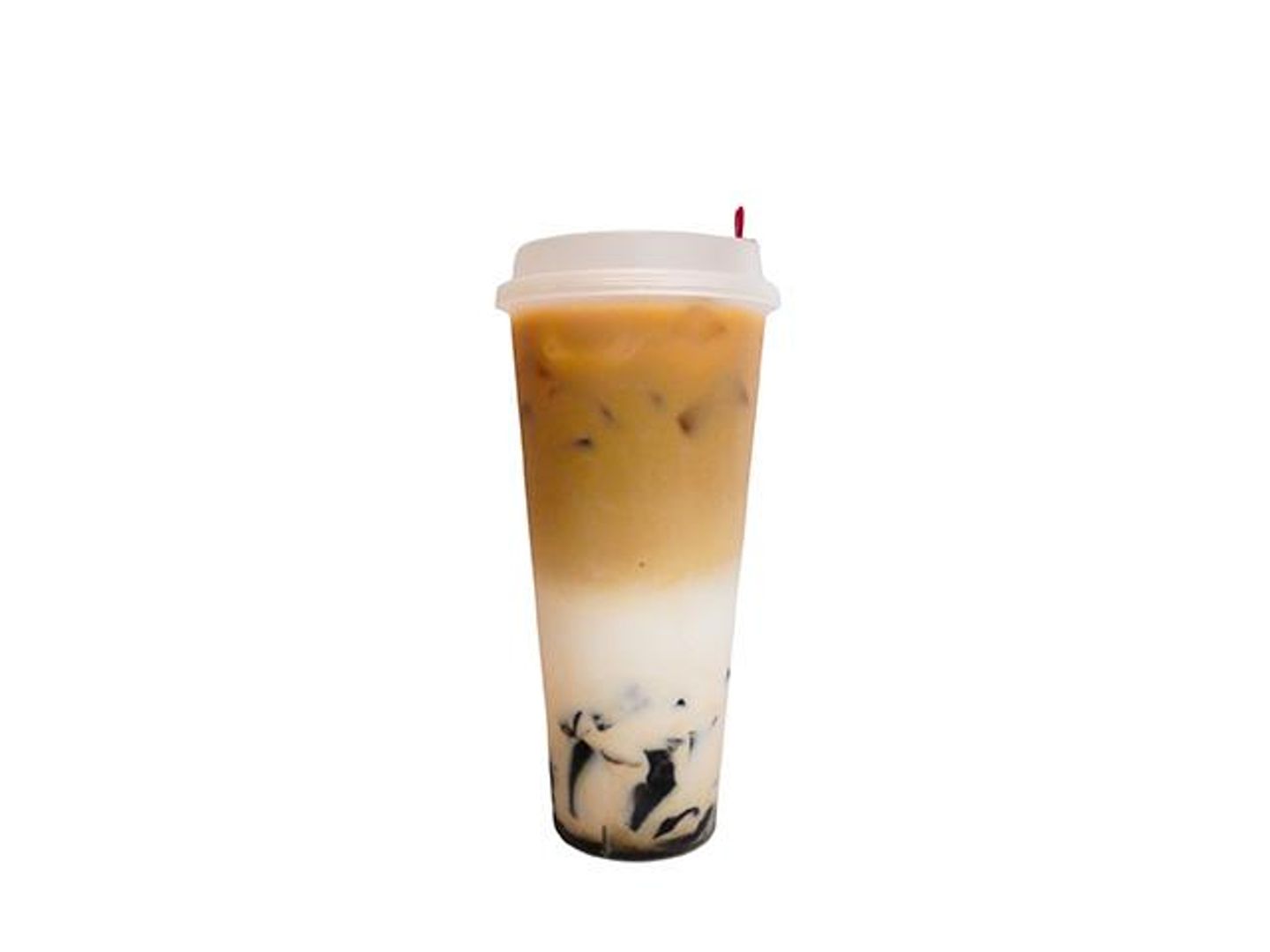 Grass Jelly Milk Tea