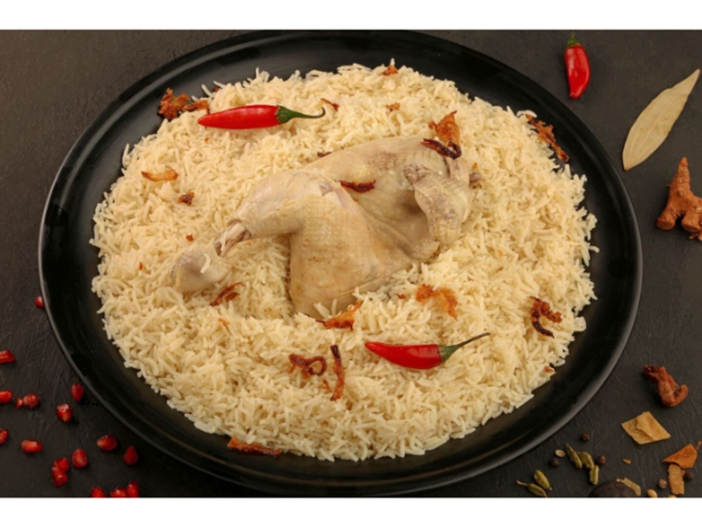 حبة مضغوط أرز بشاور ابيض