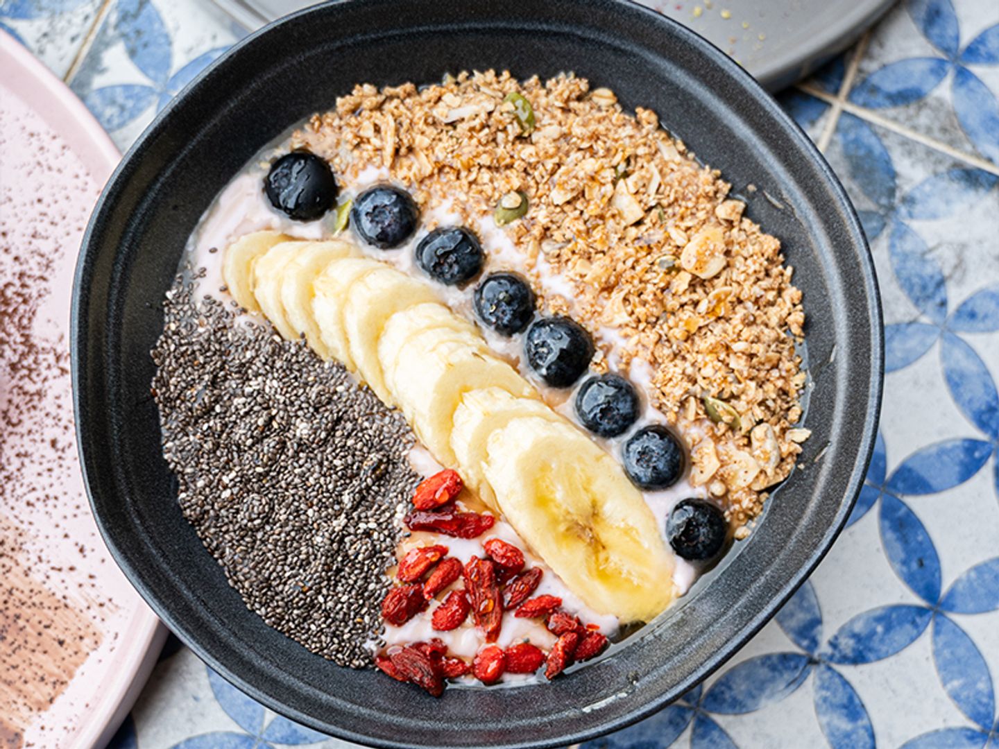 Pixie Granola Yogurt Fruit Parfait Plate