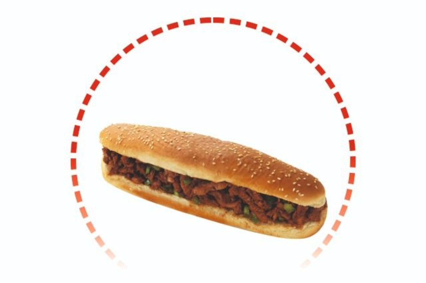 ساندوتش شهي لحم