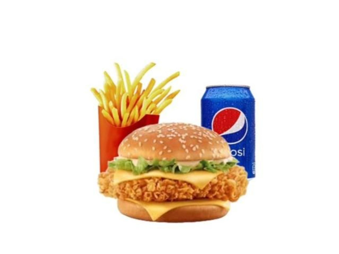 وجبة زنجر برجر حراق