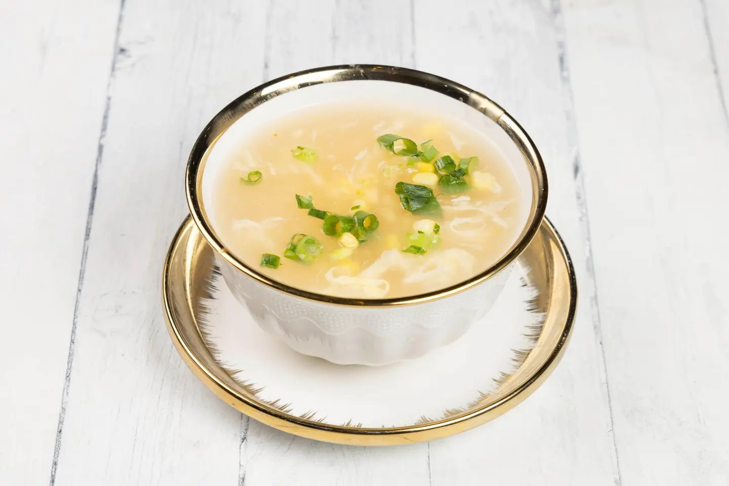 شوربة ذرة حلوة مع الدجاج